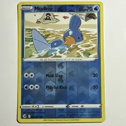 Mudkip 062/264 Common Reverse Holo Card Fusion Strike Pokemon TCG LP - Image 1
