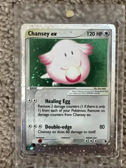 Pokemon Chansey TCG Holo Card 2003 Ruby and Sapphire EX 96/109 - Image 1