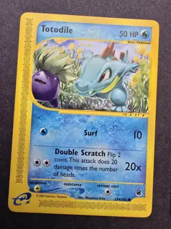 Pokemon TCG Expedition Base Set Totodile Cards 134,135/165 Nm - Image 2