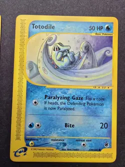 Pokemon TCG Expedition Base Set Totodile Cards 134,135/165 Nm - Image 3