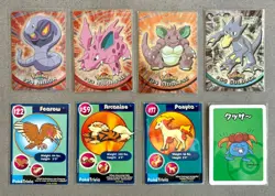 Pokemon 8 Card Lot Topps Mewtwo Strikes Back Old Maid Arbok Nido Golduck Rare - Image 1