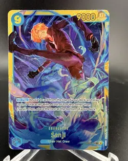 Sanji OP06-119 SEC - One Piece TCG - English Card Near-Mint Secret Rare - Image 1