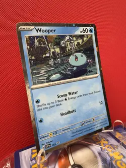 Wooper Cosmos Holo Black Star Promo - SVP155 Pokemon Card NM #433 - Image 2