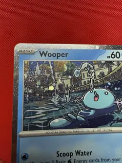 Wooper Cosmos Holo Black Star Promo - SVP155 Pokemon Card NM #433 - Image 5
