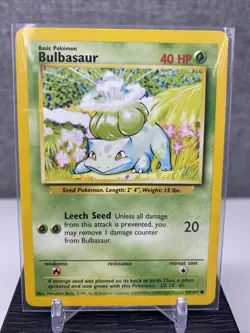 Bulbasaur 44/102 & Ivysaur 30/102- 1999 Base Set - Vintage WOTC Pokemon Card NM - Image 1