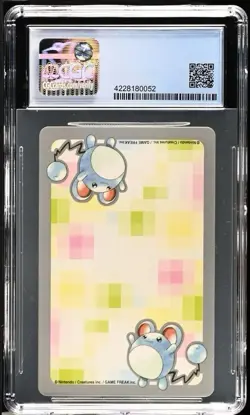 2000 Pokemon Playing Cards Japanese Octillery Silver Deck Part 2 CGC 10 Pristine - Image 2