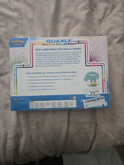 NEW Quaxly Paldea Collection Pokemon TCG Box Set w/ Pin + Oversized Card - Image 2