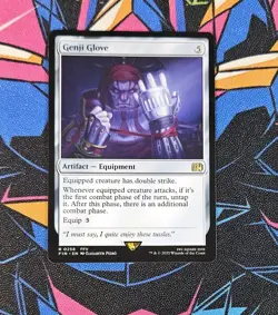Genji Glove NM Regular MTG Final Fantasy FIN Unplayed Magic The Gathering - Image 1