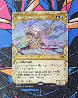 Glarb, Calamity's Augur NM Foil Showcase MTG Bloomburrow Unplayed Magic - Image 1