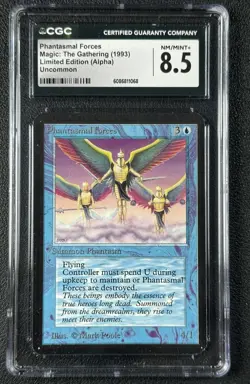 PHANTASMAL FORCES CGC 8.5 1993 MAGIC: THE GATHERING MTG LIMITED EDITION ALPHA 68 - Image 1