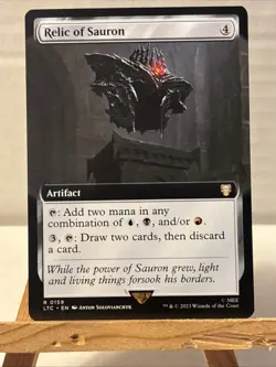 Relic Of Sauron Borderless Regular MTG(LTC) - Image 1