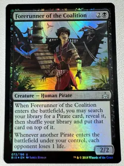 Forerunner of the Coalition [Foil] NM #72 Uncommon Rivals of Ixalan MTG - Image 1