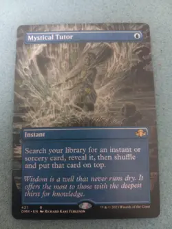 Mystical Tutor (Borderless) Dominaria Remastered NM MTG - Image 1