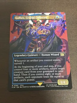 MTG Golbez, Crystal Collector (Borderless) English Final Fantasy FIN NM R0395 - Image 1