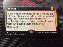 MTG Fevered Suspicion AFC R 316 Extended Art Regular Rare NM - Image 2