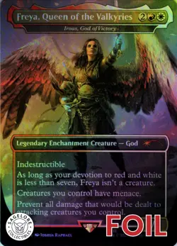 MTG Freya Queen of the Valkyries (2215) | NM Foil | Secret Lair God of War {SLD} - Image 1