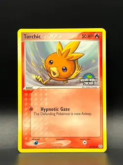 Pokemon TCG- Torchic Wizard World Chicago Rare Promo 2005 Ex Emerald #69 -NM - Image 1