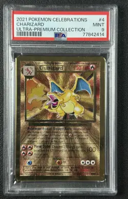 CHARIZARD PSA 9 2021 POKEMON CELEBRATIONS #4/102 ULTRA PREMIUM COLL 414 - Image 1