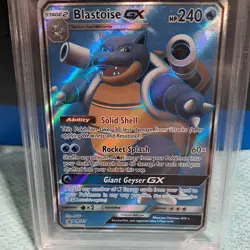 pokemon 2019 Black Star Promo - Blastoise GX SM189 Sm Holo - SM189 - PSA 8 - Image 2