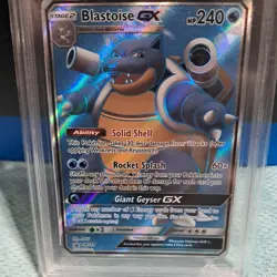 pokemon 2019 Black Star Promo - Blastoise GX SM189 Sm Holo - SM189 - PSA 8 - Image 3