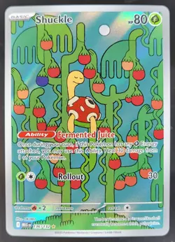 2025 Pokemon Mega Evolution Shuckle #136/132 Illustration Rare MH - Image 1