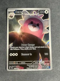 Pokemon TCG Bewear Card Shrouded Fable 079/064 - Image 1