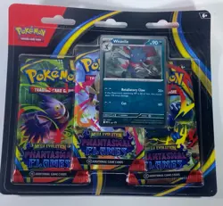 Pokemon Phantasmal Flames - Weavile 3-Pack Booster Blister Factory Sealed - Image 1