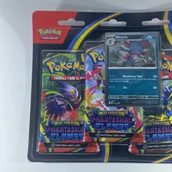 Pokemon Phantasmal Flames - Weavile 3-Pack Booster Blister Factory Sealed - Image 3