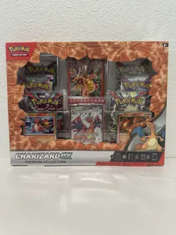 Pokemon TCG Charizard ex Premium Collection Foil Promo Cards & Booster Packs - Image 1