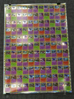 2023 Pokemon Halloween Trick or Trade BOOster English Foil Uncut Sheet (q) - Image 1