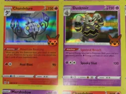 2023 Pokemon Halloween Trick or Trade BOOster English Foil Uncut Sheet (q) - Image 2