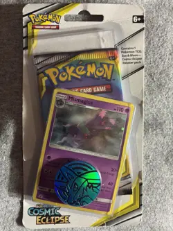 POKEMON SUN MOON COSMIC ECLIPSE BLISTER BOOSTER PACK NEW MISMAGIUS - Image 1