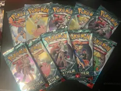 10 Booster Packs Pokemon TCG Journey Together Sealed Pack Lot - Image 1