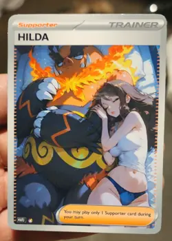 Pokemon - Waifu - Goddess - DIY - Full Art - Glossy - Trainer Card - Image 4