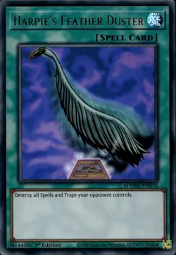 Harpie's Feather Duster 1st Ed Ultra Rare MAMA-EN076 Yu-Gi-Oh! - Image 1
