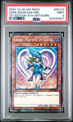 Dark Magician Girl - PSA 9 Bundle - RA03-EN123 MP24-EN009 MP24-EN053 - Yugioh - Image 4