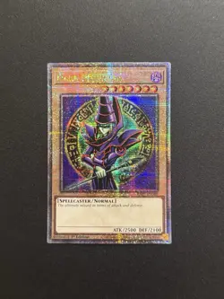 2024 YUGIOH RA03 25TH BONANZA QCR SECRET RARE DARK MAGICIAN LOB ART WORK NM 💫 - Image 1