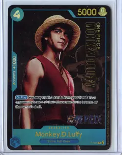 One Piece Card Game - Monkey D Luffy - Live Action Promo - P-055 - NM - English - Image 1