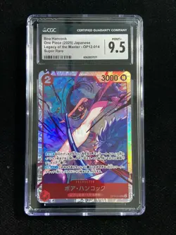 2025 One Piece TCG Japanese Boa Hancock #OP12-014 SR Super Rare CGC 9.5 UA95 - Image 1
