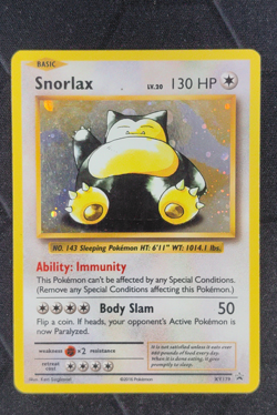 Snorlax Promo XY Promos XY179 Colorless Holo Pokemon Card English - Image 1