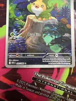 Pokemon TCG Sewaddle 087/086 White Flare Illustration Rare Card English - Image 5