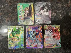 Dragon Ball Super Card Game Reserved Foils | Gogeta, Broly, Porunga, Uni 7, Goku - Image 1
