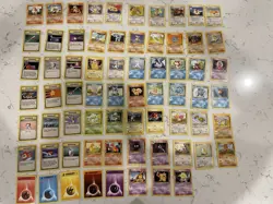 Pokemon Base Set 2 Non Holo Lot of 68 Cards WOTC TCG LP/NM Pokemon - NO DUPES - Image 1