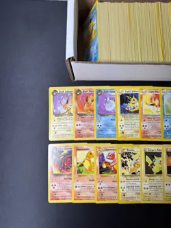 Huge Collection Bulk Lot of 600+ Pokemon Cards Vintage 1999 WOTC HP-DAMAGED - Image 2