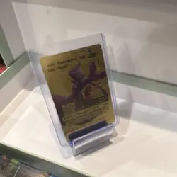 Pokemon Mewtwo & Mew GX Gold Card 270 HP Basic Tag Team TCG - Image 3