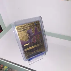 Pokemon Mewtwo & Mew GX Gold Card 270 HP Basic Tag Team TCG - Image 4