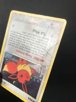 Eevee 55/115 EX Unseen Forces Set Pokemon holo card HP - Image 3