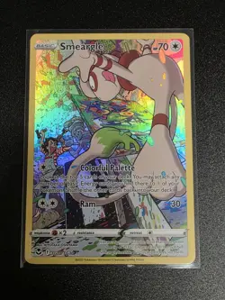 Smeargle TG10/TG30 Silver Tempest Trainer Gallery Holo Card Near Mint Condition - Image 1