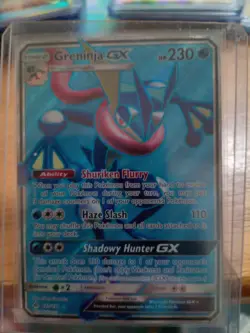 Pokemon Card TCG Greninja GX 120/131 Full Art 2018 Sun Moon Forbidden Holo Rare - Image 2