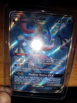 Pokemon Card TCG Greninja GX 120/131 Full Art 2018 Sun Moon Forbidden Holo Rare - Image 3
